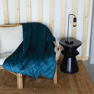 HomeMaison Plaid Canapé en velours matelassé - Publicité HomeMaison Plaid Canapé en velours matelassé - Publicité