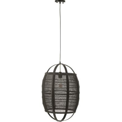 HomeMaison Suspension luminaire en lin et bambou - Publicité HomeMaison Suspension luminaire en lin et bambou - Publicité