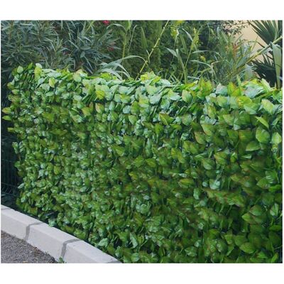 HomeMaison Haie végétale artificielle aspect feuilles de rosier JET7GARDEN - Publicité HomeMaison Haie végétale artificielle aspect feuilles de rosier JET7GARDEN - Publicité