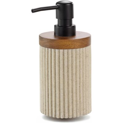Distributeur de savon NIAGARA - Plastique Beige 8 x 17 cm - Publicité Distributeur de savon NIAGARA - Plastique Beige 8 x 17 cm - Publicité