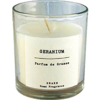 Drake Bougie intérieur - Géranium 35h - Publicité Drake Bougie intérieur - Géranium 35h - Publicité