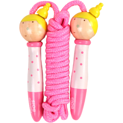 MGM Corde à sauter enfant 220cm en Bois rose - Publicité MGM Corde à sauter enfant 220cm en Bois rose - Publicité
