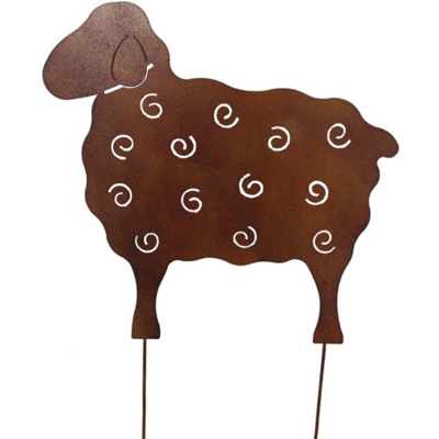 Fleur Mouton en métal - Déco jardin 53cm - Publicité Fleur Mouton en métal - Déco jardin 53cm - Publicité