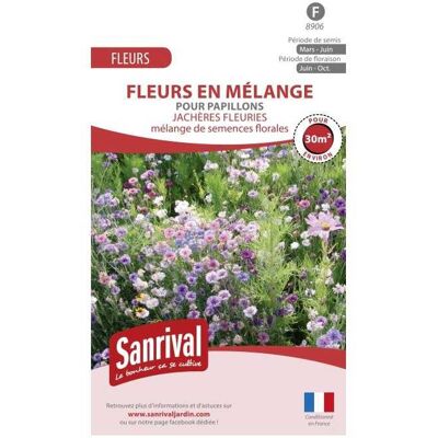 Sanrival Jachère fleurie pour papillons - Publicité Sanrival Jachère fleurie pour papillons - Publicité
