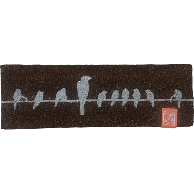 Esschert Design Tapis Oiseaux marron fibres/coco 75 x 25 cm - Publicité Esschert Design Tapis Oiseaux marron fibres/coco 75 x 25 cm - Publicité