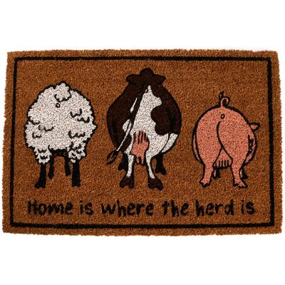 Esschert Design Paillasson Animaux ferme 60x40cm - Publicité Esschert Design Paillasson Animaux ferme 60x40cm - Publicité