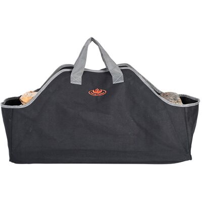Esschert Design Sac à bûches 60 cm noir - Publicité Esschert Design Sac à bûches 60 cm noir - Publicité