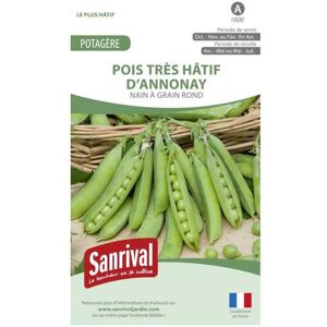 Sanrival Graines petit pois Annonay tardif - Publicité Sanrival Graines petit pois Annonay tardif - Publicité