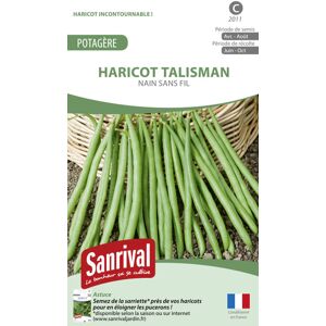 Sanrival Graines Haricot Talisman - Publicité Sanrival Graines Haricot Talisman - Publicité