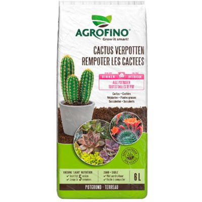 Fleur Terreau cactus et plantes grasses Agrofino 5 semaines de nutrition 6L - Publicité Fleur Terreau cactus et plantes grasses Agrofino 5 semaines de nutrition 6L - Publicité
