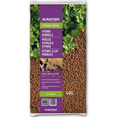 Fleur Perles argile hydro Agrofino MINERAL DECOR 5/15mn 40L - Publicité Fleur Perles argile hydro Agrofino MINERAL DECOR 5/15mn 40L - Publicité