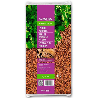 Fleur Perles argile hydro Agrofino MINERAL DECOR 5/15mn 6L - Publicité Fleur Perles argile hydro Agrofino MINERAL DECOR 5/15mn 6L - Publicité