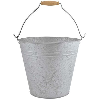 Esschert Design Seau en Zinc Patiné 9.5L avec anse - Publicité Esschert Design Seau en Zinc Patiné 9.5L avec anse - Publicité