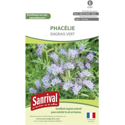 Sanrival Graines Phacélie Engrais Vert - Publicité Sanrival Graines Phacélie Engrais Vert - Publicité