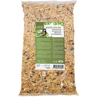 Esschert Design Mix de graines hiver 1kg pour oiseaux - Publicité Esschert Design Mix de graines hiver 1kg pour oiseaux - Publicité