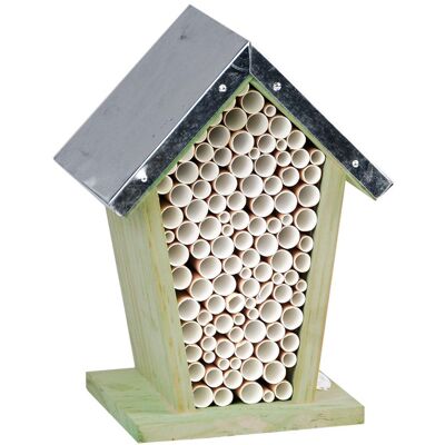 Esschert Design Abri pour abeilles pailles en bois FSC - Publicité Esschert Design Abri pour abeilles pailles en bois FSC - Publicité