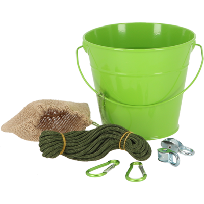 Esschert Design Kit complet seau et poulie pour enfant 3 à 8 ans - Publicité Esschert Design Kit complet seau et poulie pour enfant 3 à 8 ans - Publicité