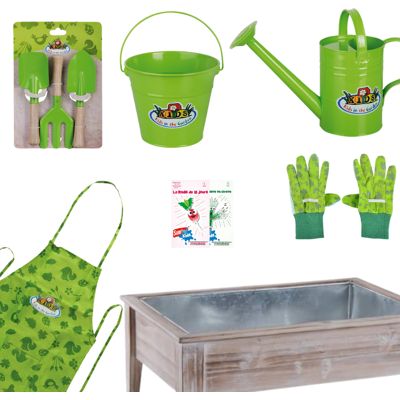 Esschert Design Kit jardinage enfant 4 - 8 ans - Publicité Esschert Design Kit jardinage enfant 4 - 8 ans - Publicité