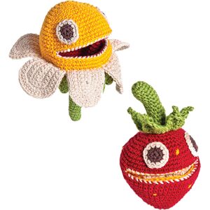 Myum Hochet Fraise Réversible Fait Main Coton Bio - Publicité Myum Hochet Fraise Réversible Fait Main Coton Bio - Publicité