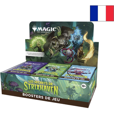 Magic: The Gathering – Les Secrets de Strixhaven Display de 30 Boosters FR – Boîte en français - Publicité Magic: The Gathering – Les Secrets de Strixhaven Display de 30 Boosters FR – Boîte en français - Publicité