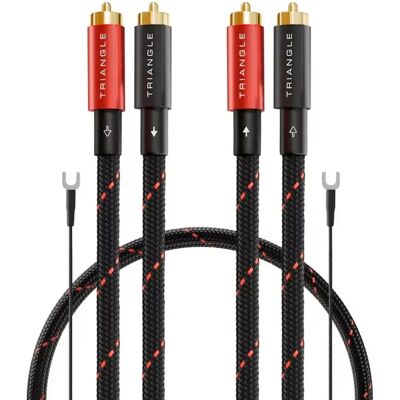 Triangle RED RCA - Câble stéréo RCA> - Publicité Triangle RED RCA - Câble stéréo RCA> - Publicité