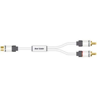 Real Cable - YRCA-1/0M20 - RCA Y - Adaptateur de câble - Publicité Real Cable - YRCA-1/0M20 - RCA Y - Adaptateur de câble - Publicité