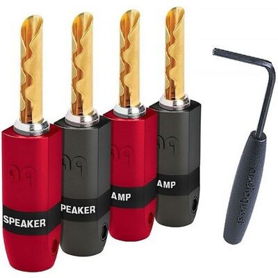 Audioquest SUREGRIP 300 GOLD - Lot de 4 fiches bananes> - Publicité Audioquest SUREGRIP 300 GOLD - Lot de 4 fiches bananes> - Publicité