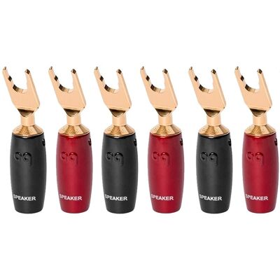 Audioquest SUREGRIP 507 GOLD - Lot de 6 fourches> - Publicité Audioquest SUREGRIP 507 GOLD - Lot de 6 fourches> - Publicité