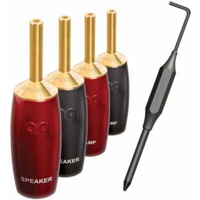 Audioquest SUREGRIP 507 GOLD - Lot de 4 fiches bananes> - Publicité Audioquest SUREGRIP 507 GOLD - Lot de 4 fiches bananes> - Publicité