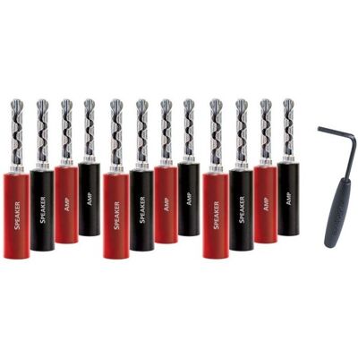 Audioquest SUREGRIP 100 GOLD - Lot de 12 fiches bananes> - Publicité Audioquest SUREGRIP 100 GOLD - Lot de 12 fiches bananes> - Publicité