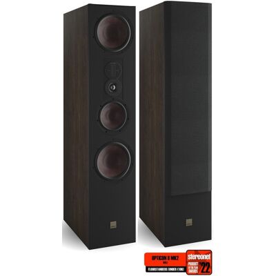 Dali Opticon 8 MK2 Enceintes au sol - Tobacco Oak - Publicité Dali Opticon 8 MK2 Enceintes au sol - Tobacco Oak - Publicité