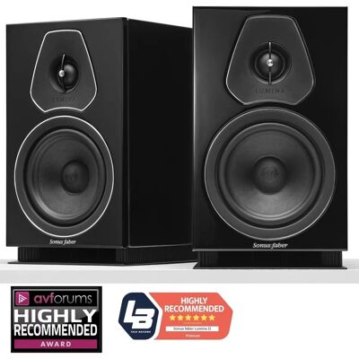 Haut-parleurs bookshelf Sonus Faber Lumina II - Noir Piano - Publicité Haut-parleurs bookshelf Sonus Faber Lumina II - Noir Piano - Publicité