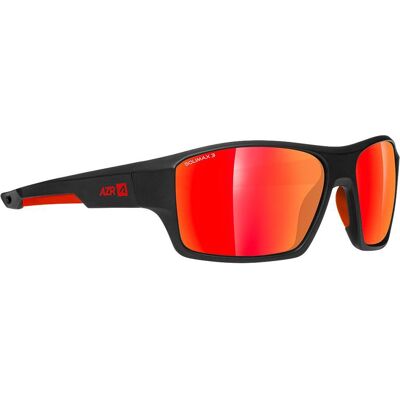 AZR - Wave Noire Mate Multicouche Rouge - Lunettes de soleil - Publicité AZR - Wave Noire Mate Multicouche Rouge - Lunettes de soleil - Publicité