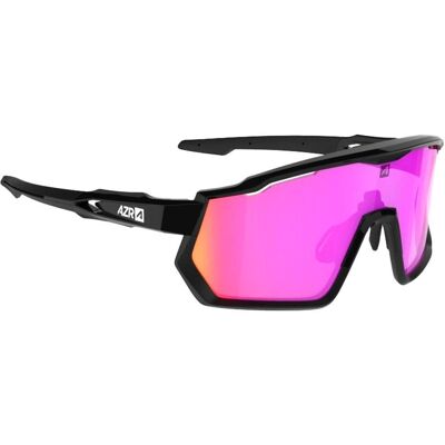 AZR - Pro Race Rx Noire Vernie Multicouche Rose - Lunettes de soleil - Publicité AZR - Pro Race Rx Noire Vernie Multicouche Rose - Lunettes de soleil - Publicité