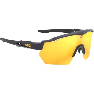 AZR - Race Rx Noire Vernie Noire Multicouche Gold - Lunettes de soleil - Publicité AZR - Race Rx Noire Vernie Noire Multicouche Gold - Lunettes de soleil - Publicité