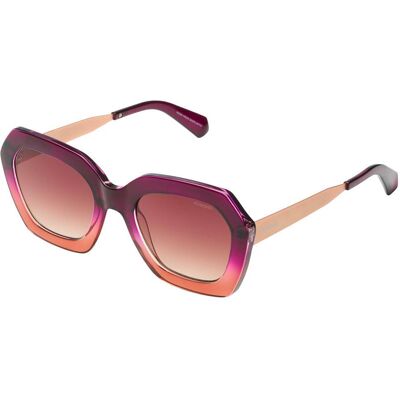 Komono - Gwen Metal Fuchsia Bloom - Lunettes de soleil - Publicité Komono - Gwen Metal Fuchsia Bloom - Lunettes de soleil - Publicité