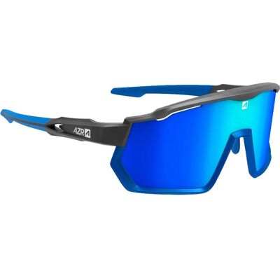 AZR - Pro Race Rx Noire Mate Bleue Multicouche Blue - Lunettes de soleil - Publicité AZR - Pro Race Rx Noire Mate Bleue Multicouche Blue - Lunettes de soleil - Publicité