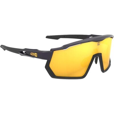 AZR - Pro Race Rx Noire Vernie / Ecr An Hydrophobe Or Multicouche - Lunettes de soleil - Publicité AZR - Pro Race Rx Noire Vernie / Ecr An Hydrophobe Or Multicouche - Lunettes de soleil - Publicité
