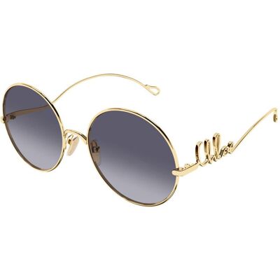Chloé - CH0372S Iconic 004 Gold - Lunettes de soleil - Publicité Chloé - CH0372S Iconic 004 Gold - Lunettes de soleil - Publicité