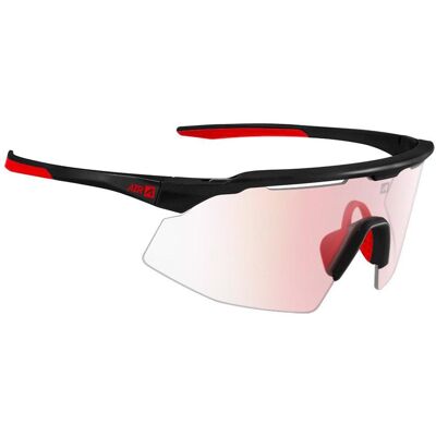 AZR - Iseran Noire Mate Rouge Photochromique Irisé Rouge - Lunettes de soleil - Publicité AZR - Iseran Noire Mate Rouge Photochromique Irisé Rouge - Lunettes de soleil - Publicité