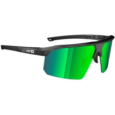 AZR - Arrow Rx Noire Vernie Multicouche Vert - Lunettes de soleil - Publicité AZR - Arrow Rx Noire Vernie Multicouche Vert - Lunettes de soleil - Publicité