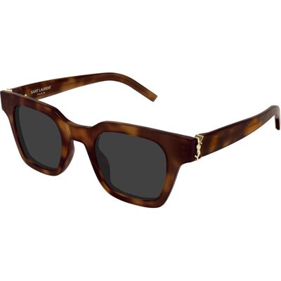 Saint Laurent - SL M157 003 Medium Havana Grey - Lunettes de soleil - Publicité Saint Laurent - SL M157 003 Medium Havana Grey - Lunettes de soleil - Publicité
