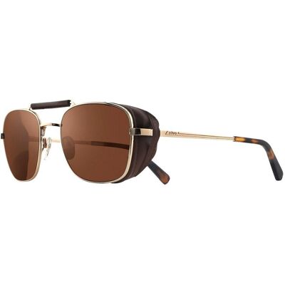 Revo - Crafted Shiny Gold Serilium Terra Polarized - Lunettes de soleil - Publicité Revo - Crafted Shiny Gold Serilium Terra Polarized - Lunettes de soleil - Publicité
