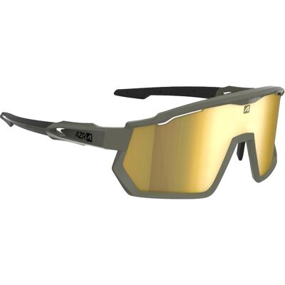 AZR - Pro Race Rx Kaki Mate Ecran Jaune Multicouche Cat 3 - Lunettes de soleil - Publicité AZR - Pro Race Rx Kaki Mate Ecran Jaune Multicouche Cat 3 - Lunettes de soleil - Publicité