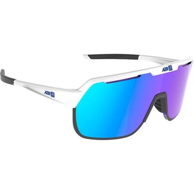AZR - Victory Rx Blanche Vernie Multicouche Bleu - Lunettes de soleil - Publicité AZR - Victory Rx Blanche Vernie Multicouche Bleu - Lunettes de soleil - Publicité