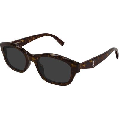 Saint Laurent - Sl M172 Black 002 Dark Havana Grey - Lunettes de soleil - Publicité Saint Laurent - Sl M172 Black 002 Dark Havana Grey - Lunettes de soleil - Publicité