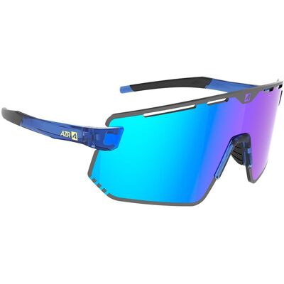 AZR - Flash Rx Crystal Bleue Vernie Multicouche Bleu - Lunettes de soleil - Publicité AZR - Flash Rx Crystal Bleue Vernie Multicouche Bleu - Lunettes de soleil - Publicité
