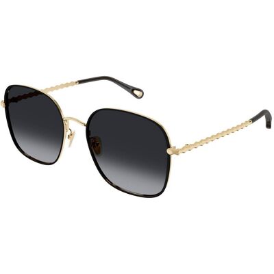 Chloé - CH0255SK 001 Gold - Lunettes de soleil - Publicité Chloé - CH0255SK 001 Gold - Lunettes de soleil - Publicité