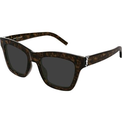 Saint Laurent - SL M156 002 Medium Havana Grey - Lunettes de soleil - Publicité Saint Laurent - SL M156 002 Medium Havana Grey - Lunettes de soleil - Publicité