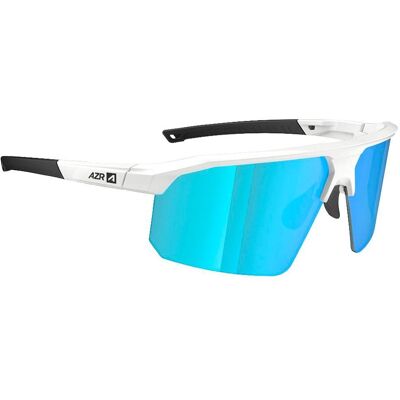 AZR - Arrow Rx Blanche Vernie Multicouche Ice Bleu - Lunettes de soleil - Publicité AZR - Arrow Rx Blanche Vernie Multicouche Ice Bleu - Lunettes de soleil - Publicité